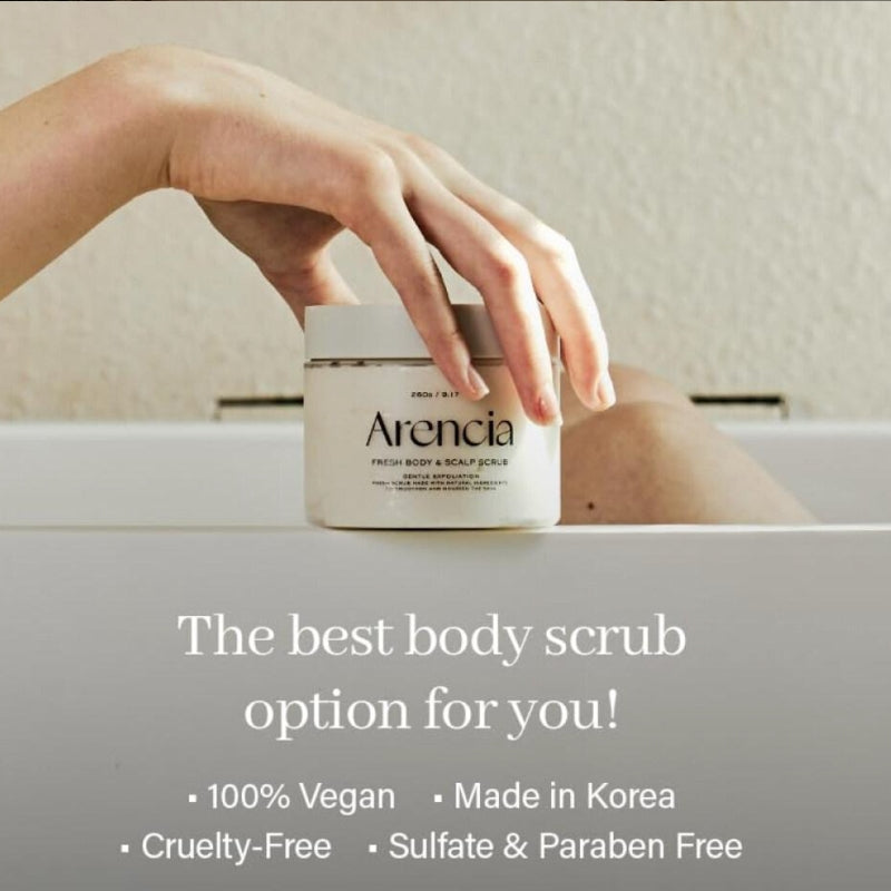 Arencia - Cloud Body & Scalp Scrub White Tea & Neroli