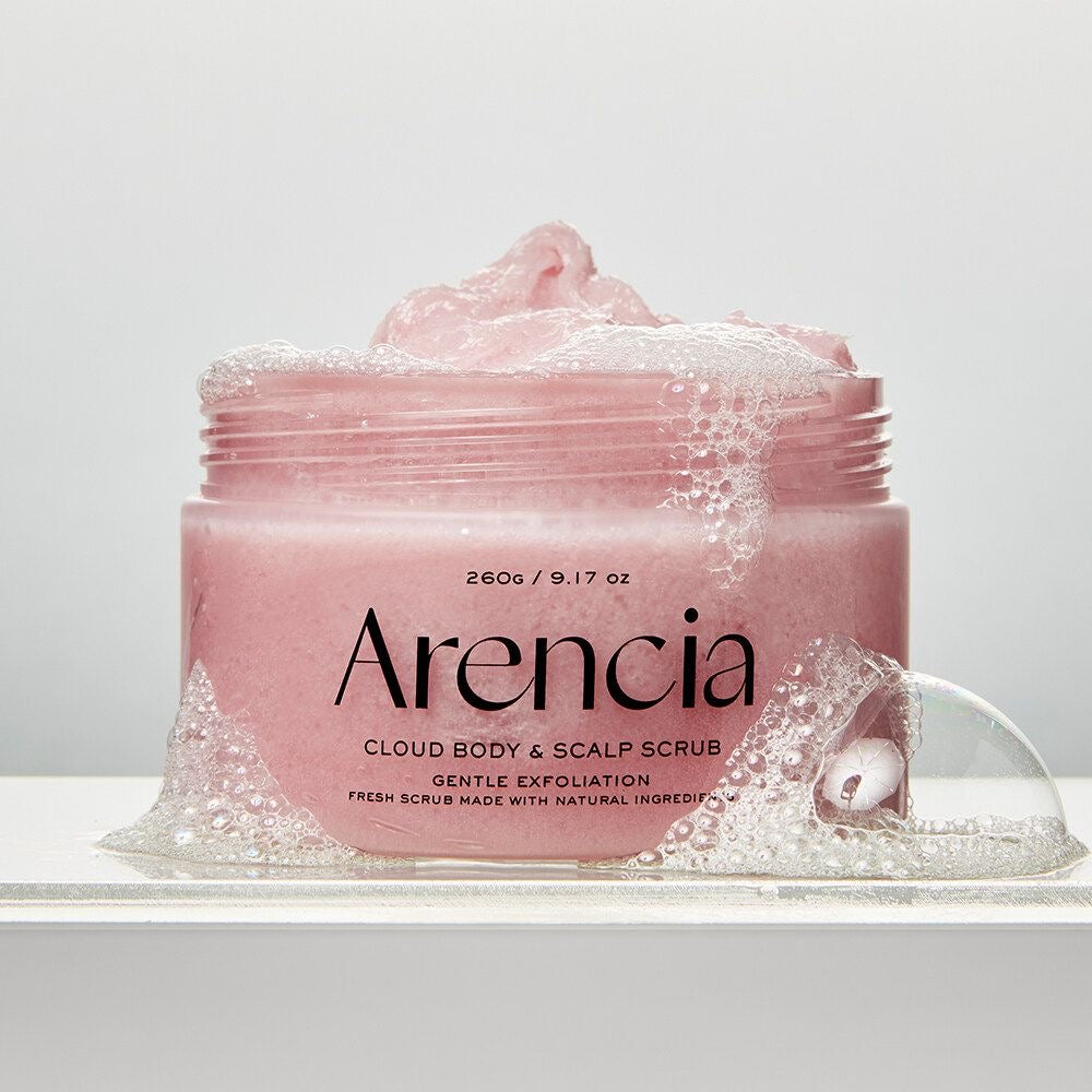Arencia - Cloud Body & Scalp Scrub Lavender & Pair