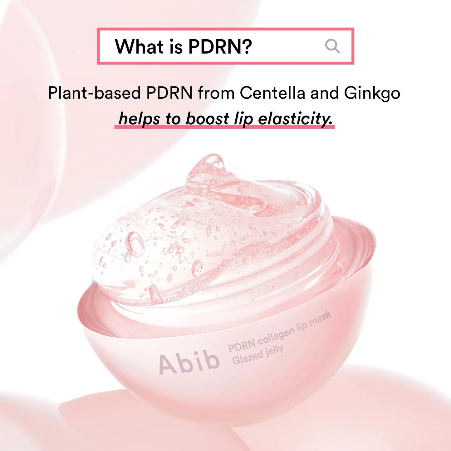 Abib PDRN collagen lip mask Glazed jelly